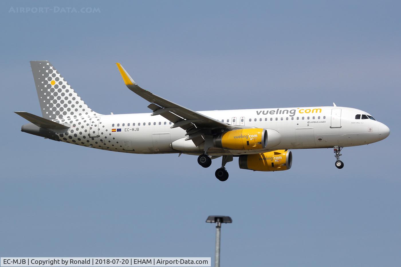 EC-MJB, 2015 Airbus A320-232 C/N 6883, at spl