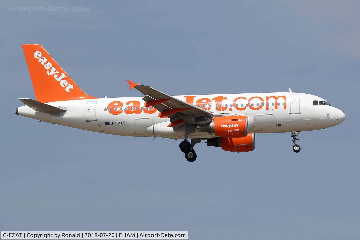G-EZAT, 2006 Airbus A319-111 C/N 2782, at spl