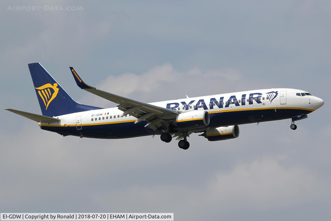 EI-GDW, 2018 Boeing 737-800 C/N 44814, at spl