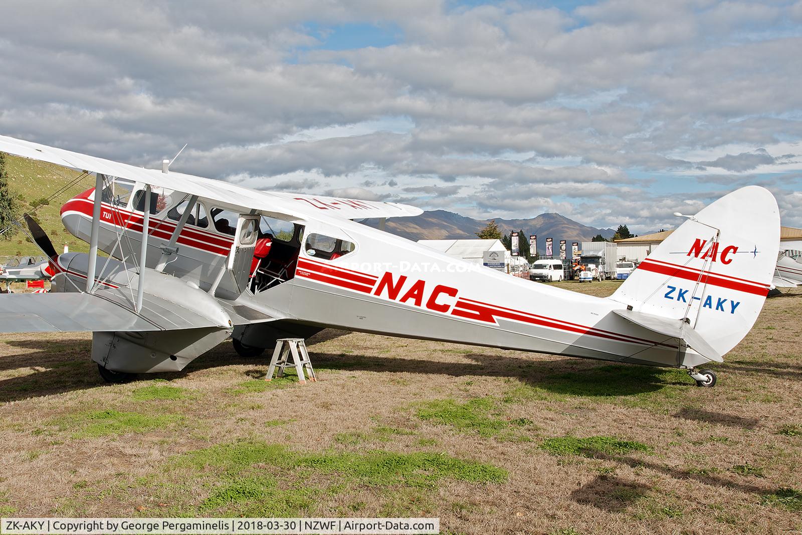 ZK-AKY, De Havilland DH-89B Dominie C/N 6653, Warbirds Over Wanaka Airshow 2018.