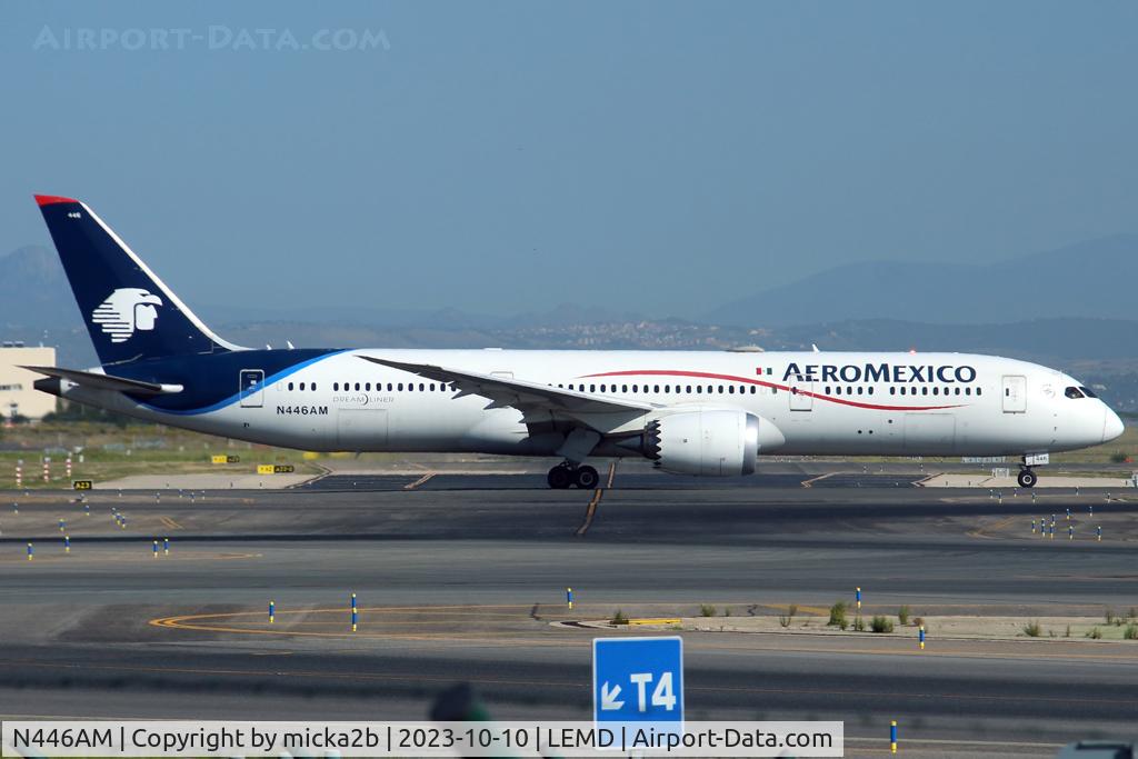 N446AM, Boeing 787-9 Dreamliner C/N 39292, Taxiing