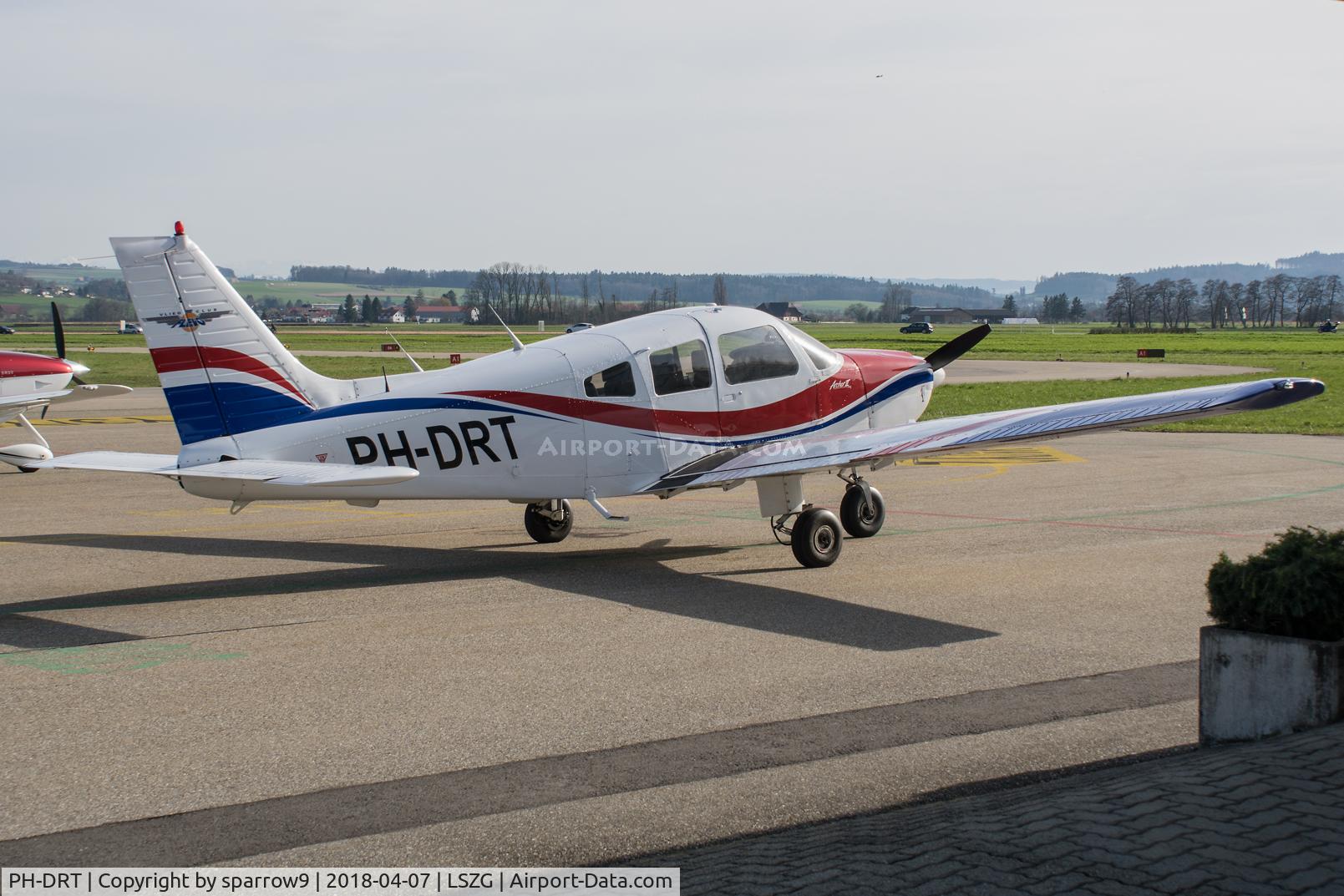 PH-DRT, 1984 Piper PA-28-181 Archer II C/N 28-8490055, Parked at Grenchen