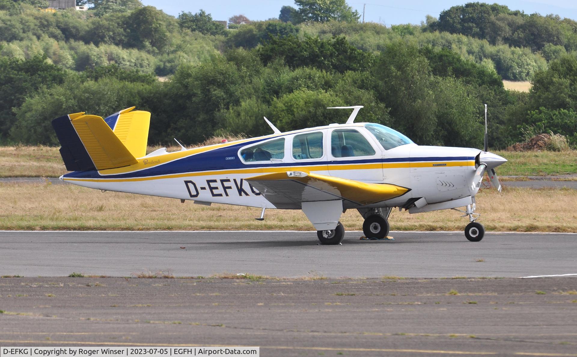 D-EFKG, Beech V35B Bonanza C/N D-9759, Visiting Bonanza.