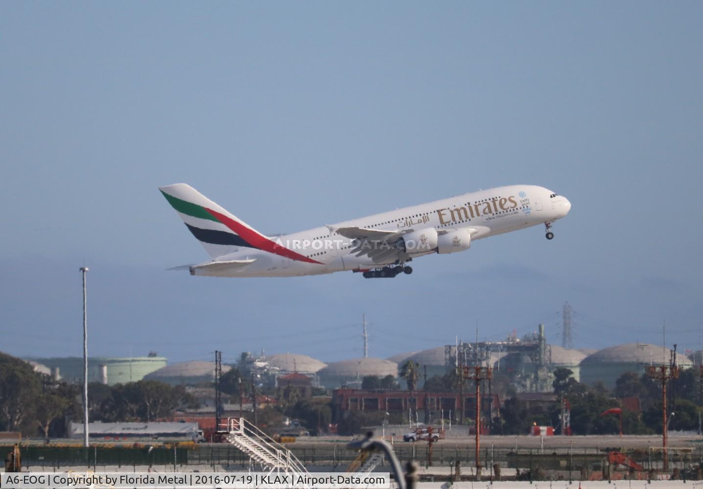A6-EOG, 2014 Airbus A380-861 C/N 172, UAE A380 zx LAX-DXB