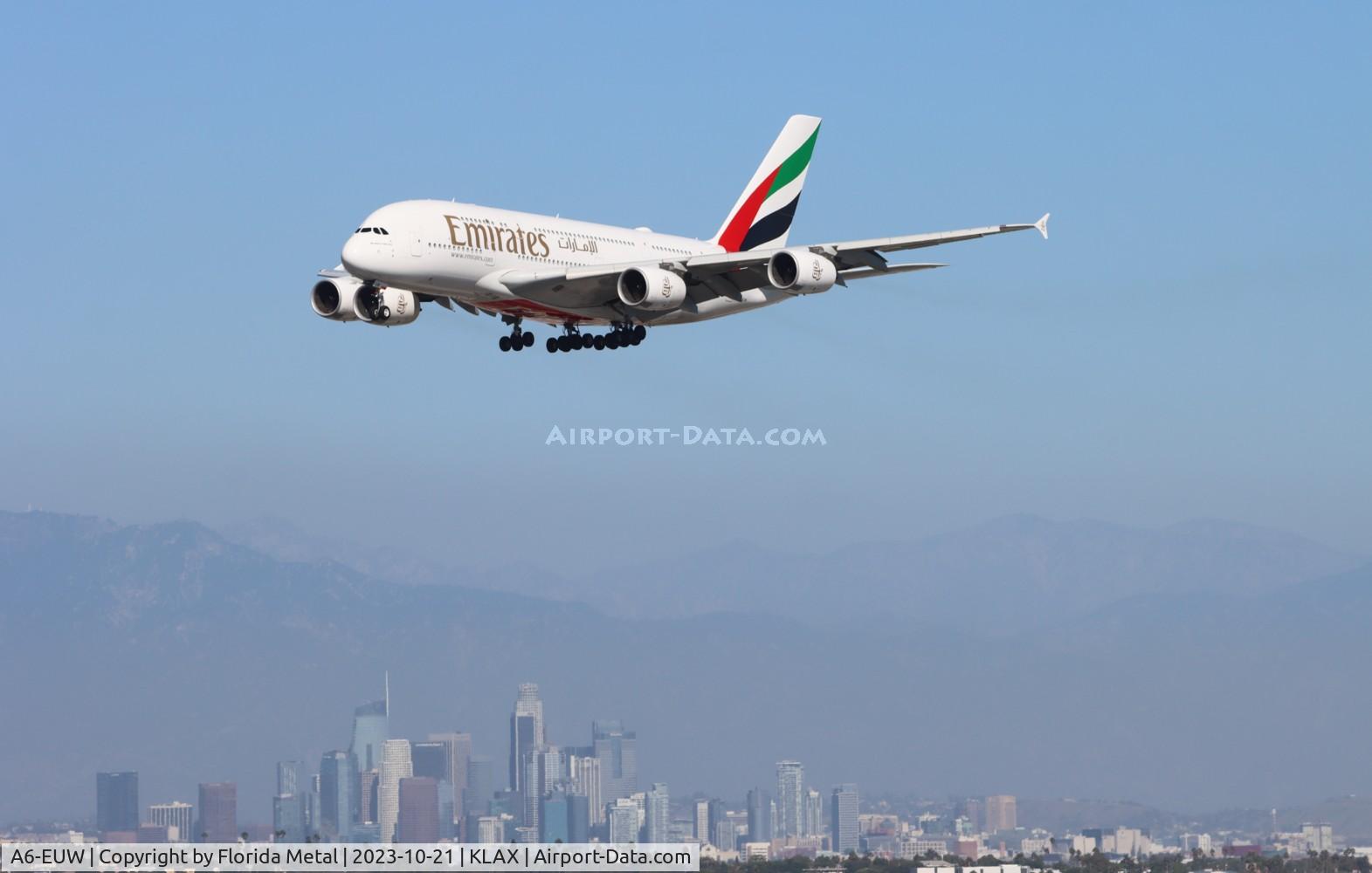 A6-EUW, 2017 Airbus A380-842 C/N 240, UAE A380 zx DXB-LAX