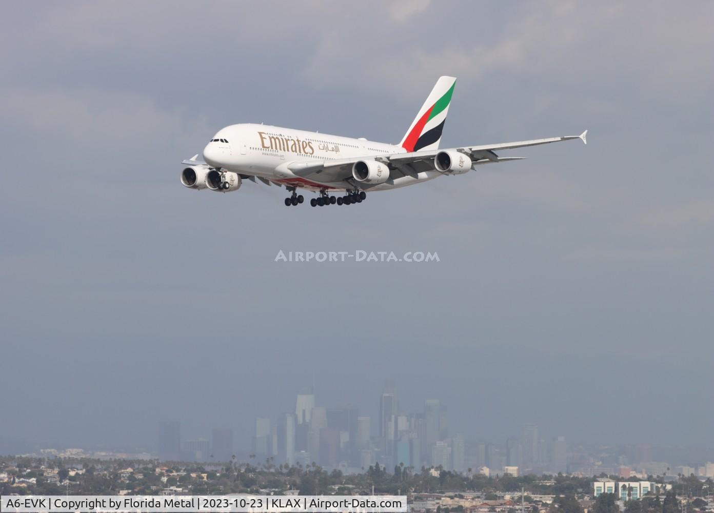 A6-EVK, 2019 Airbus A380-842 C/N 260, UAE A380 zx DXB -LAX