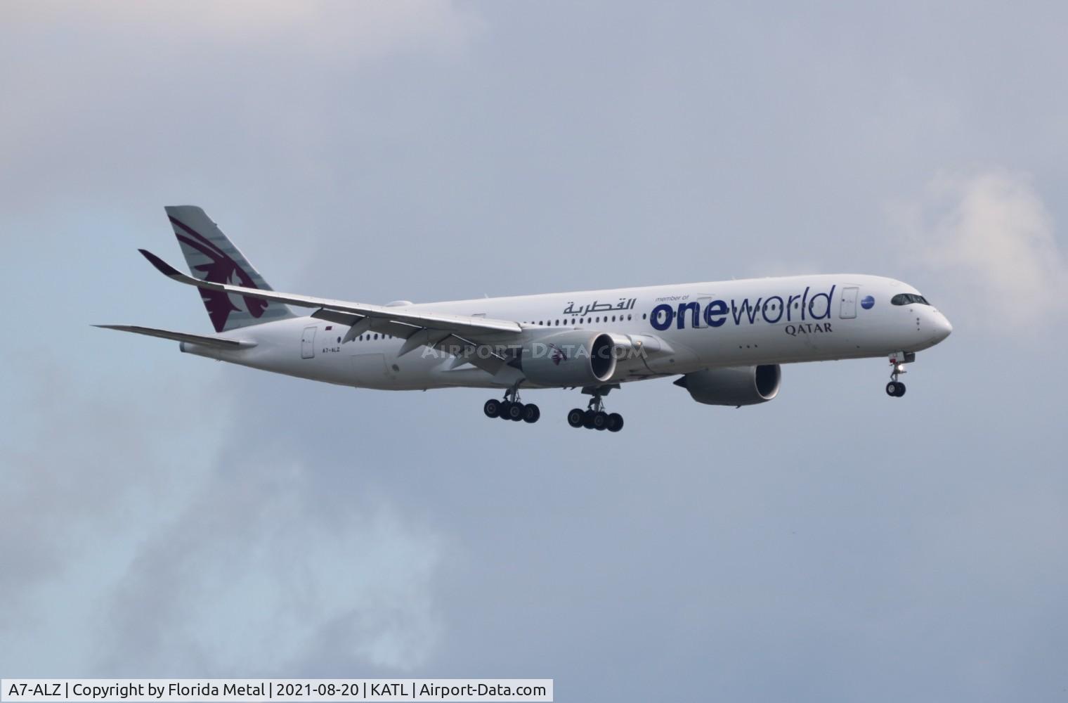 A7-ALZ, 2018 Airbus A350-941 C/N 143, QTR A359 zx DOH-ATL