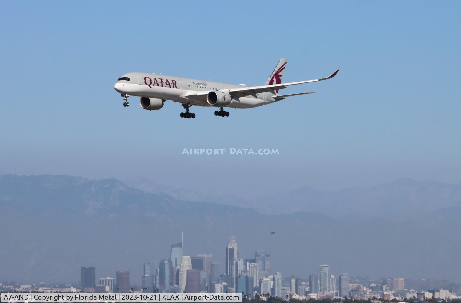 A7-AND, 2018 Airbus A350-1041 C/N 125, QTR A35X zx DOH - LAX