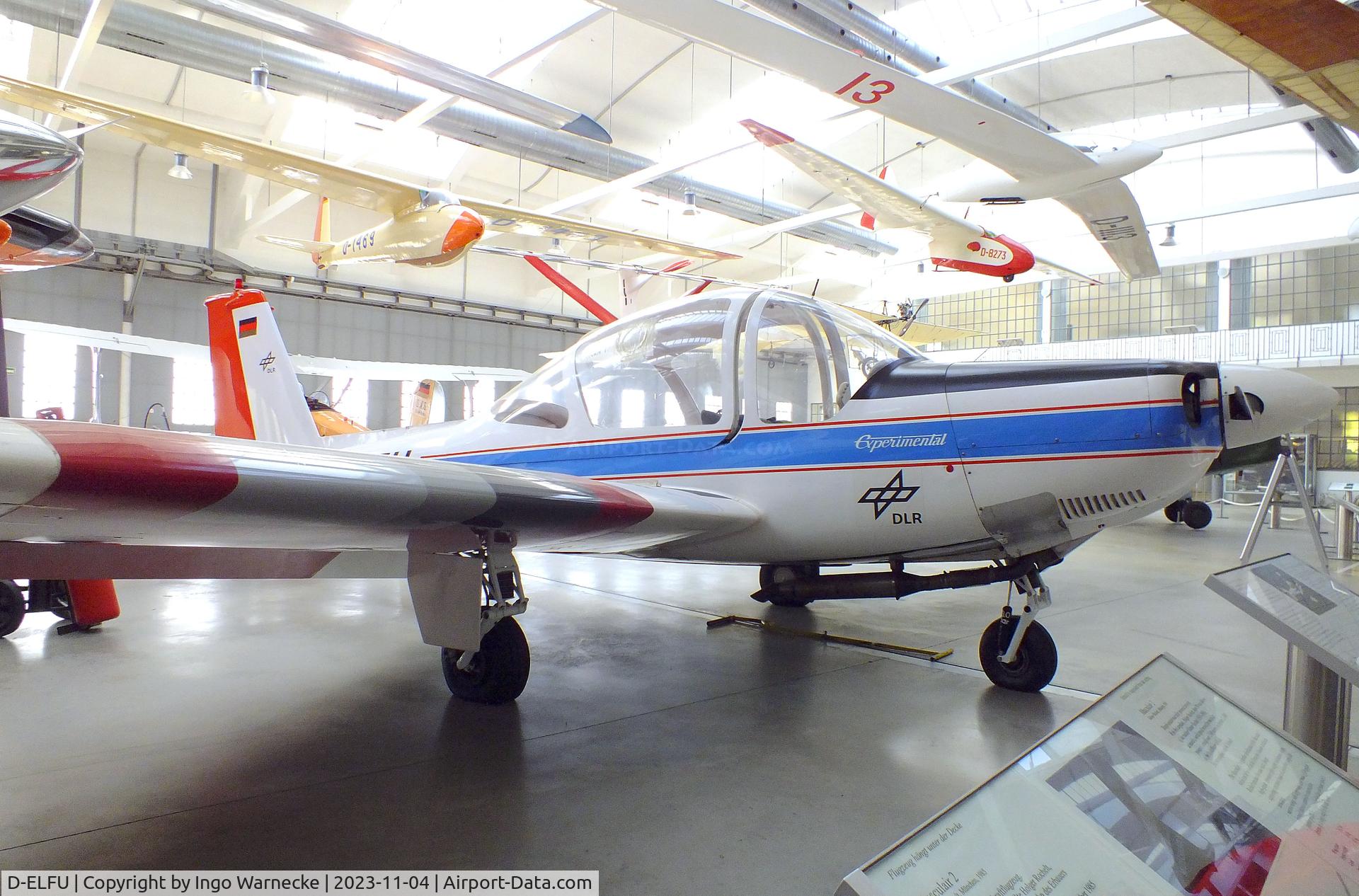 D-ELFU, 1968 Leichtflugtechnik-Union LFU-205 C/N V-1, Leichtflugtechnik-Union LFU-205 at the Flugwerft Schleißheim of Deutsches Museum, Oberschleißheim