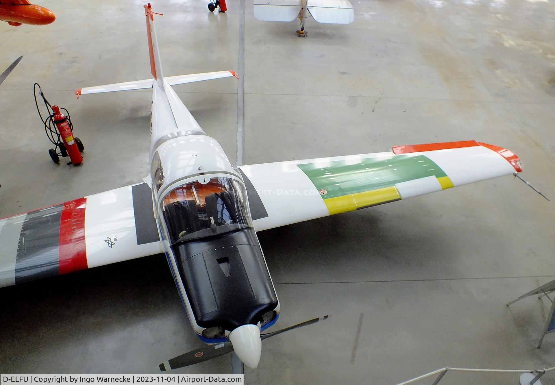 D-ELFU, 1968 Leichtflugtechnik-Union LFU-205 C/N V-1, Leichtflugtechnik-Union LFU-205 at the Flugwerft Schleißheim of Deutsches Museum, Oberschleißheim