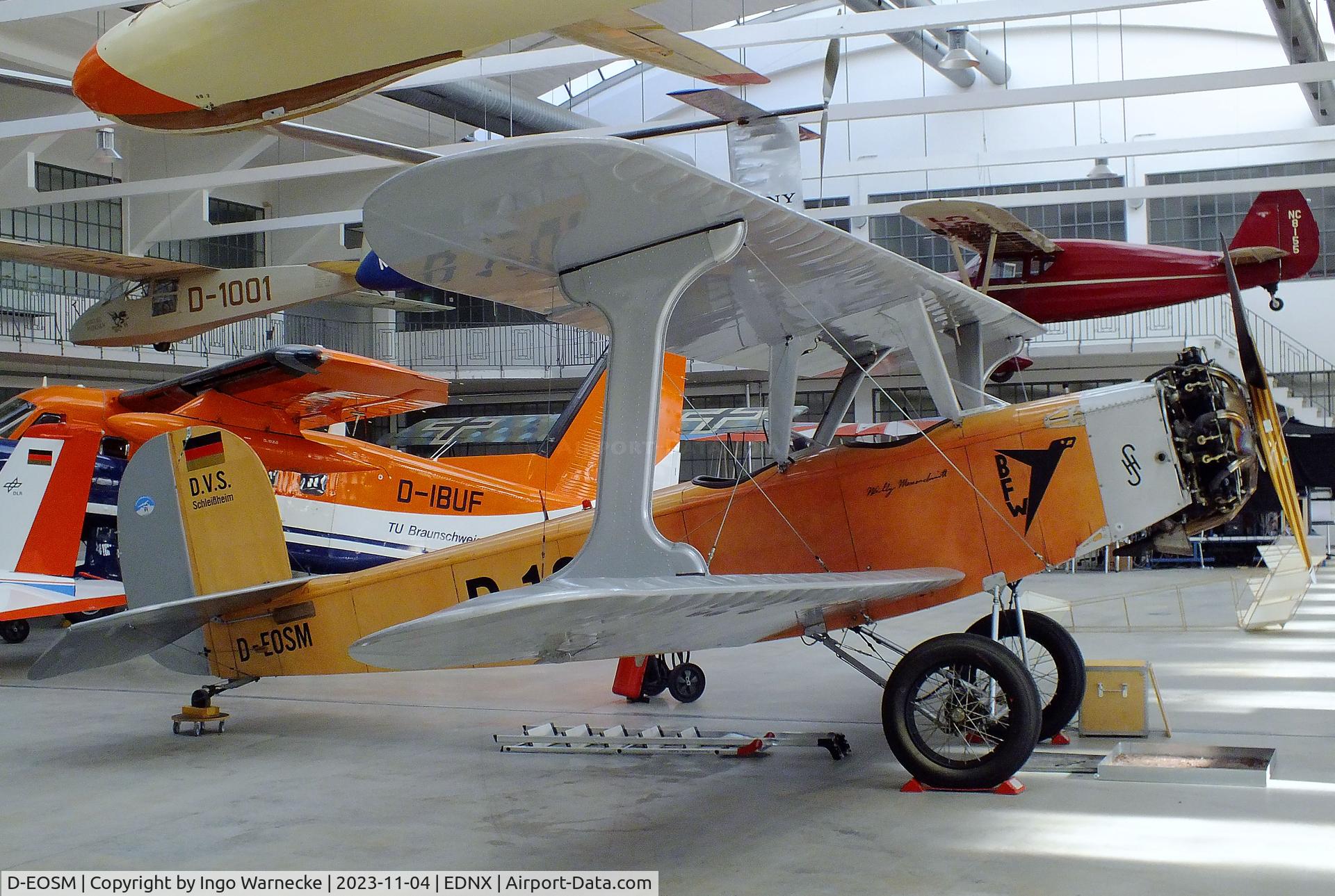 D-EOSM, Udet U.12a Flamingo Replica C/N D-1202, Udet U.12a Flamingo replica at the Flugwerft Schleißheim of Deutsches Museum, Oberschleißheim