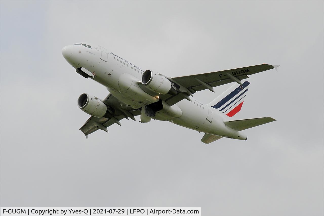F-GUGM, 2006 Airbus A318-111 C/N 2750, Airbus A318-111, Taking off rwy 24, Paris-Orly airport (LFPO-ORY)
