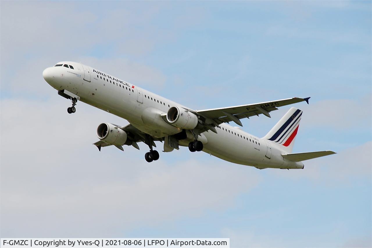F-GMZC, 1995 Airbus A321-111 C/N 521, Airbus A321-111, Taking off rwy 24, Paris-Orly airport (LFPO-ORY)