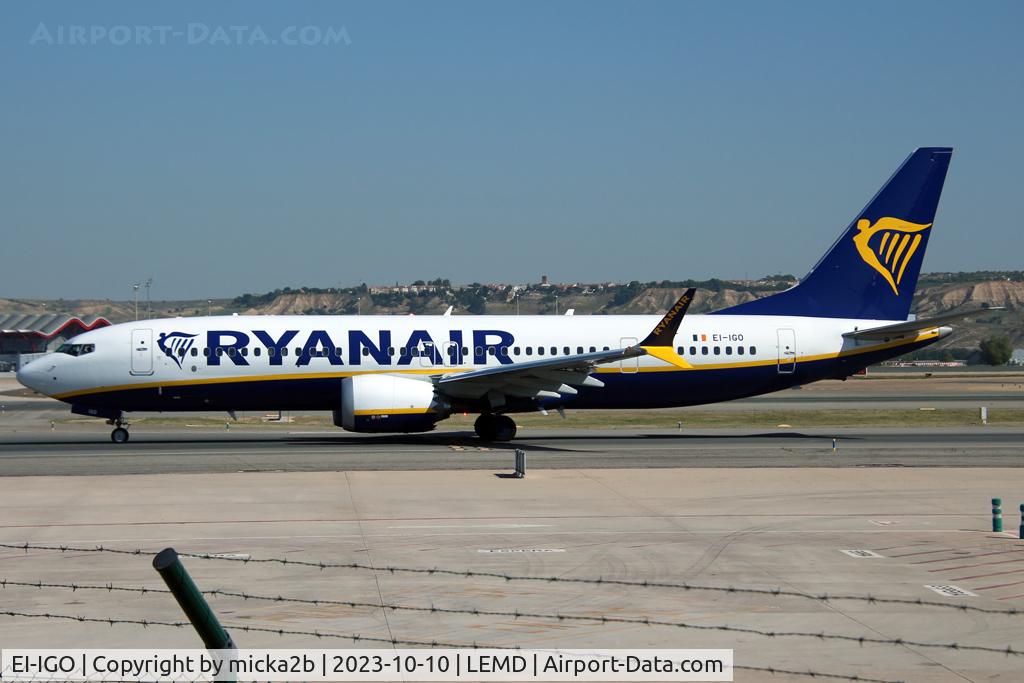 EI-IGO, 2023 Boeing 737-8-200 MAX C/N 62350, Taxiing