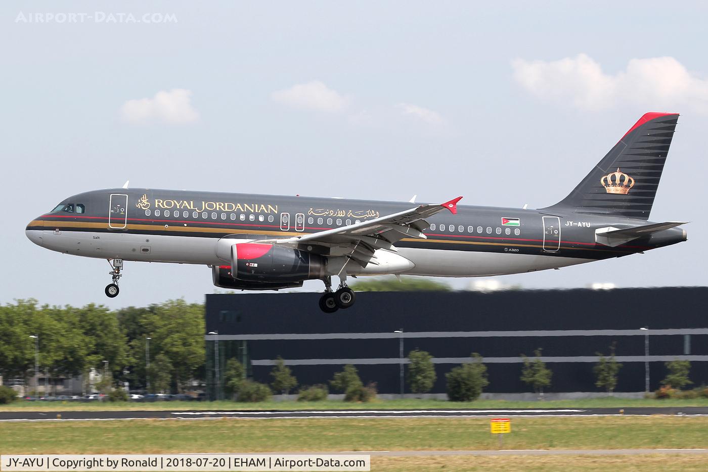 JY-AYU, 2012 Airbus A320-232 C/N 5128, at spl