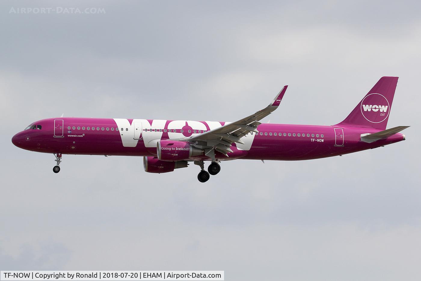 TF-NOW, 2017 Airbus A321-211 C/N 7715, at spl