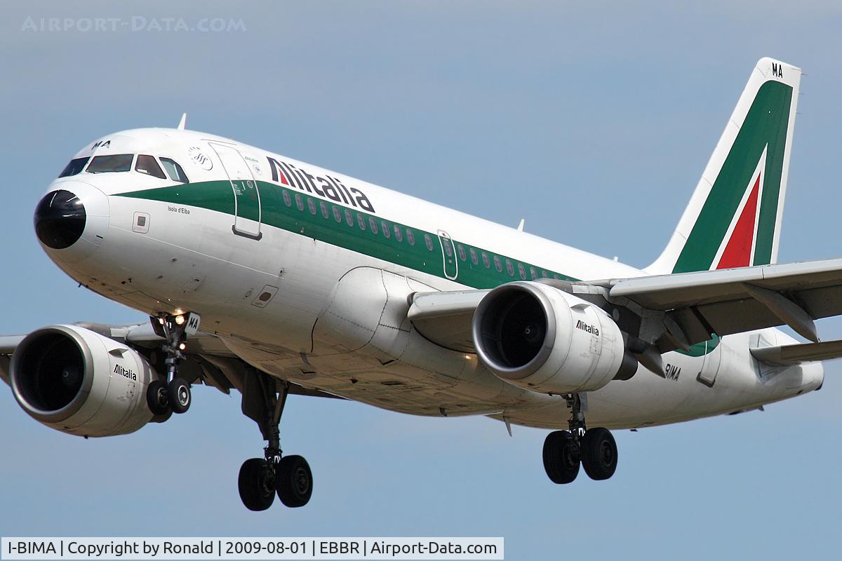 I-BIMA, 2002 Airbus A319-112 C/N 1722, at bru