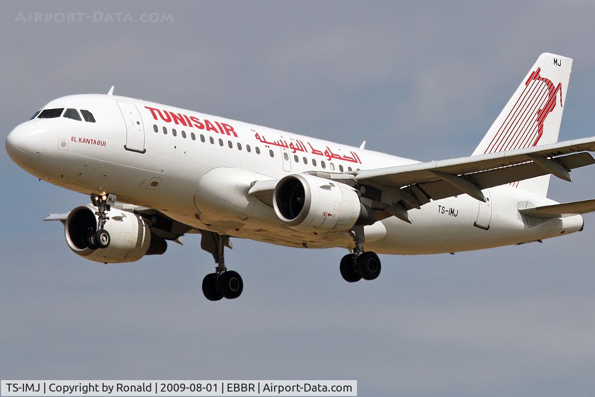 TS-IMJ, 1998 Airbus A319-114 C/N 869, at bru