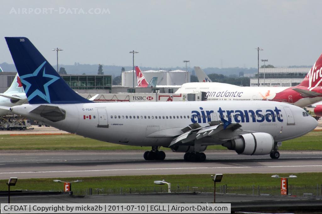 C-FDAT, 1992 Airbus A310-308 C/N 658, Landing