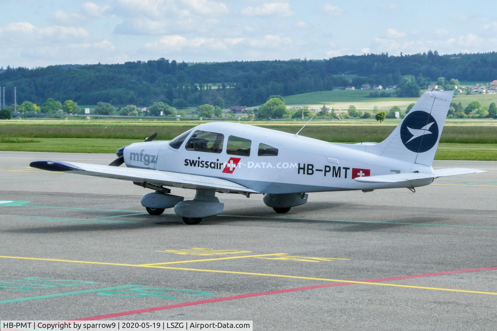 HB-PMT, 1989 Piper PA-28-181 Archer II C/N 2890151, At Grenchen
