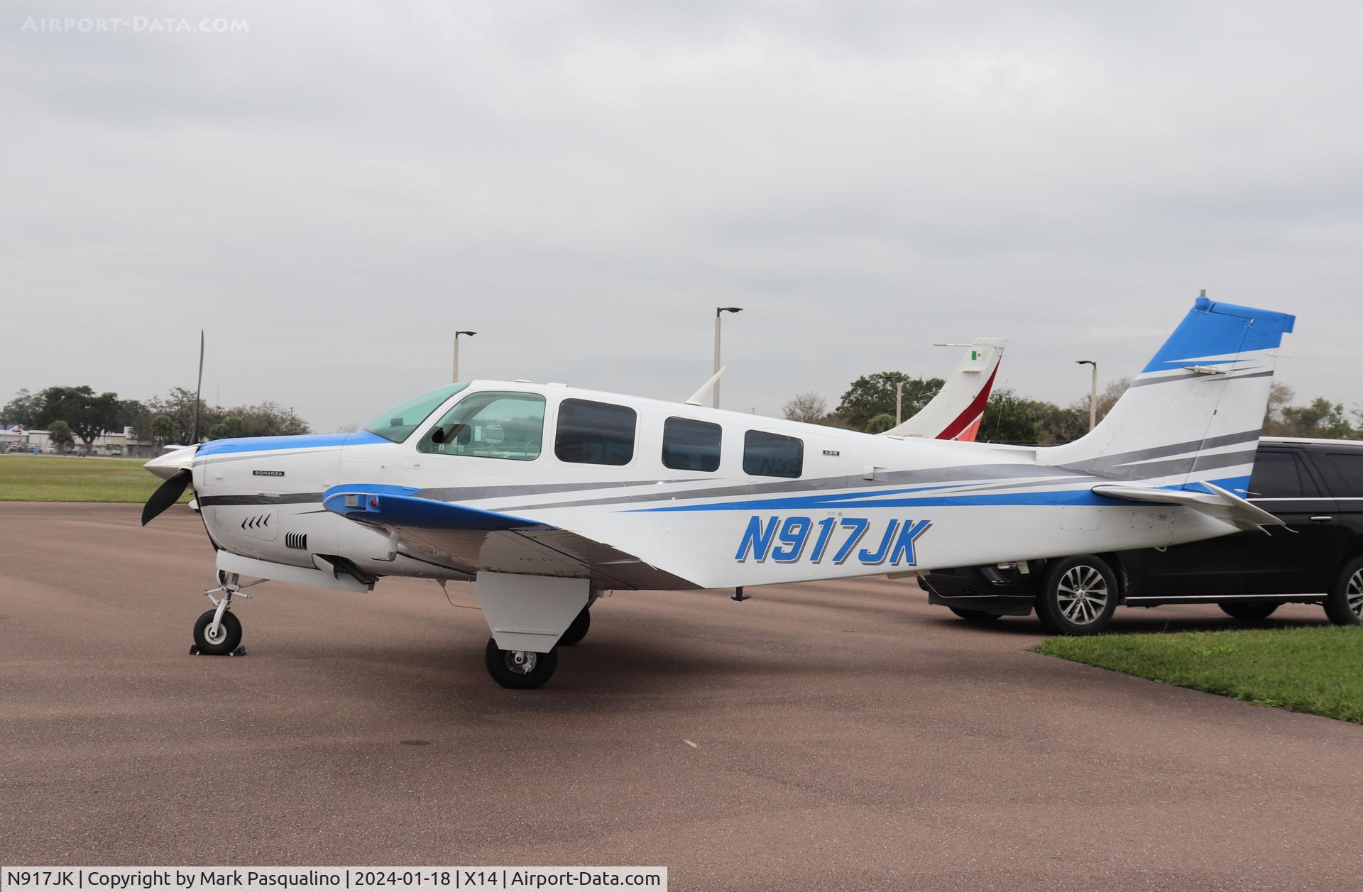 N917JK, 1975 Beech A36 Bonanza 36 C/N E-652, Beech A36