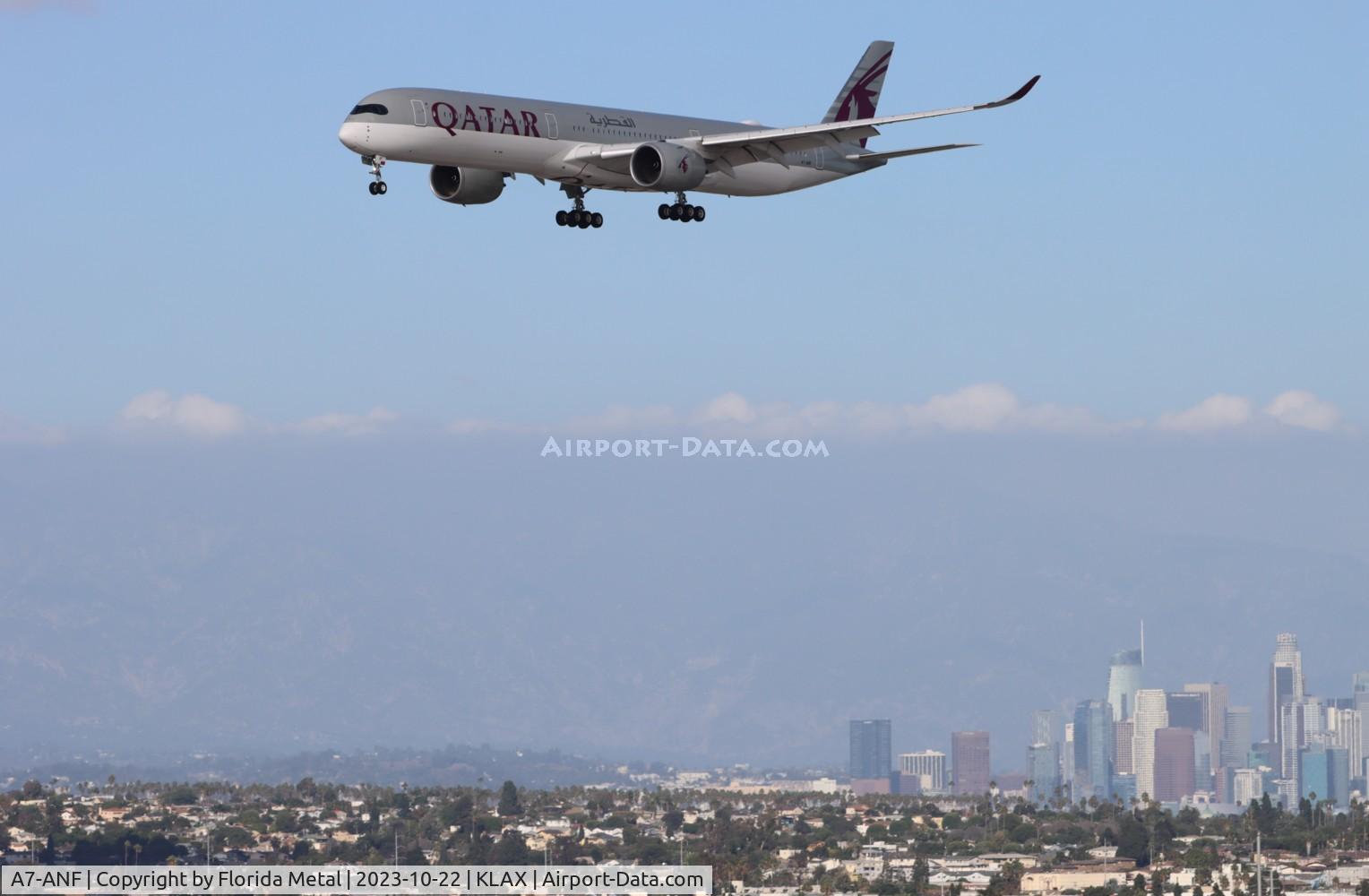 A7-ANF, 2018 Airbus A350-1041 C/N 161, QTR A35X zx DOH-LAX