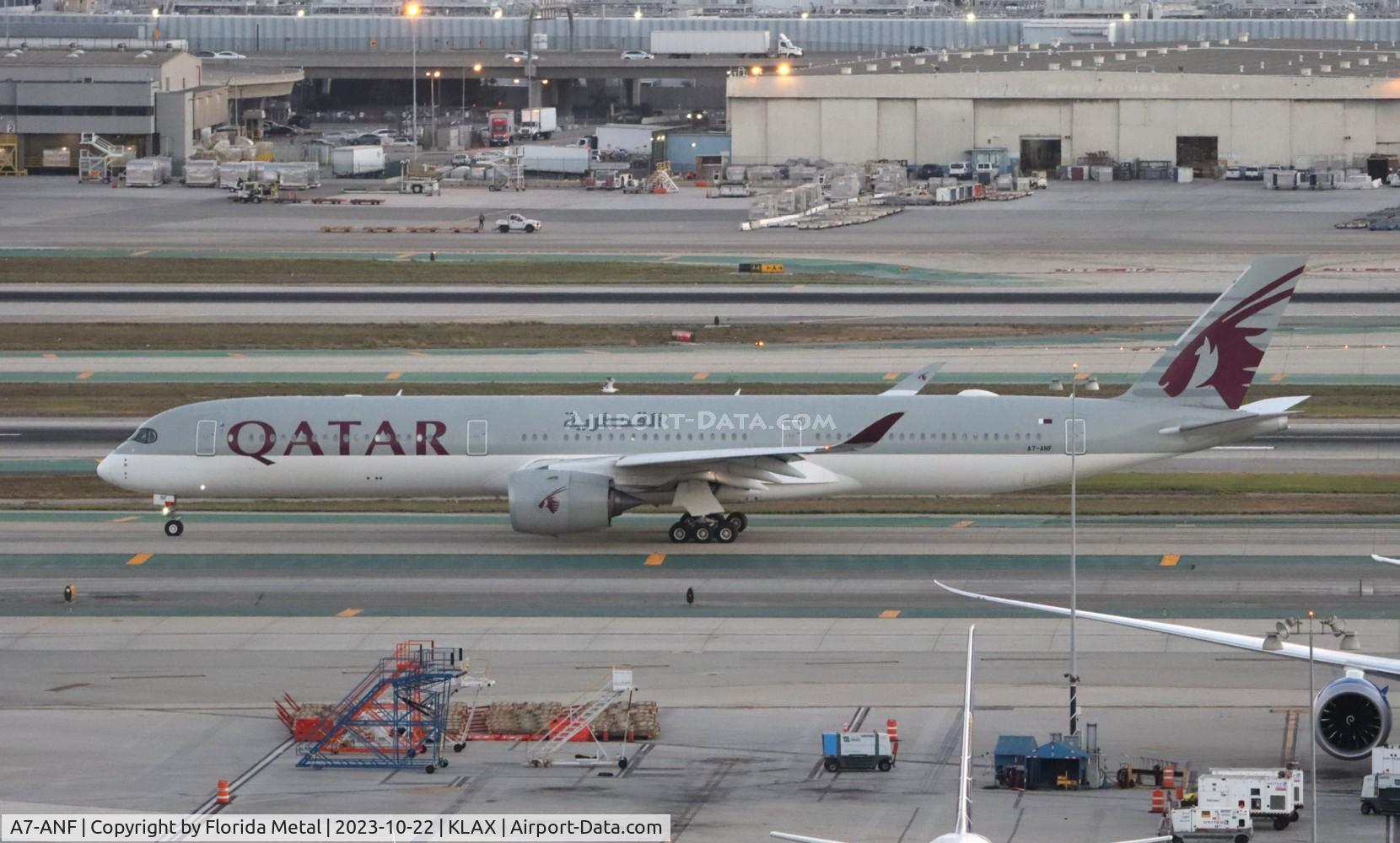 A7-ANF, 2018 Airbus A350-1041 C/N 161, QTR A35X zx LAX-DOH