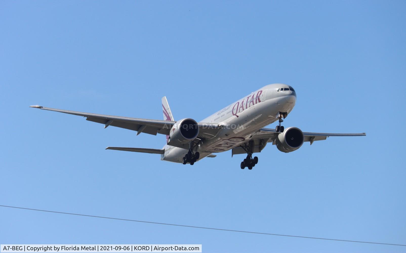 A7-BEG, 2015 Boeing 777-3DZ/ER C/N 60333, QTR 773 zx DOH-ORD