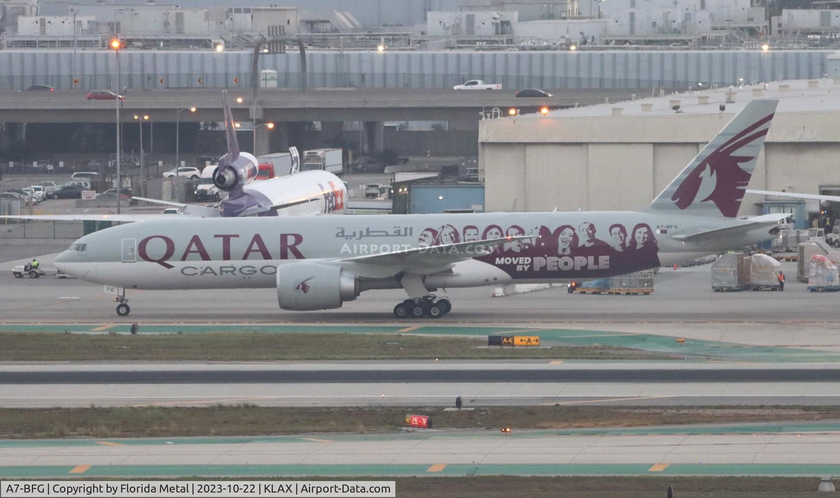 A7-BFG, 2014 Boeing 777-FDZ C/N 42299, QTR 77LRF zx NLU-LAX