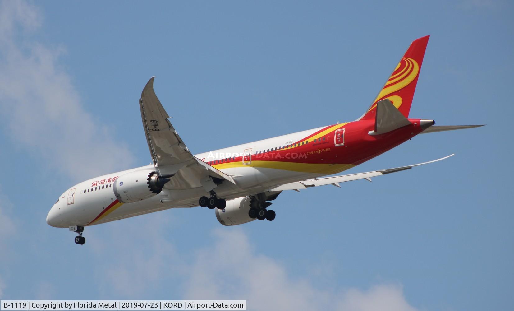 B-1119, 2018 Boeing 787-9 Dreamliner Dreamliner C/N 64968, CHH 789 zx