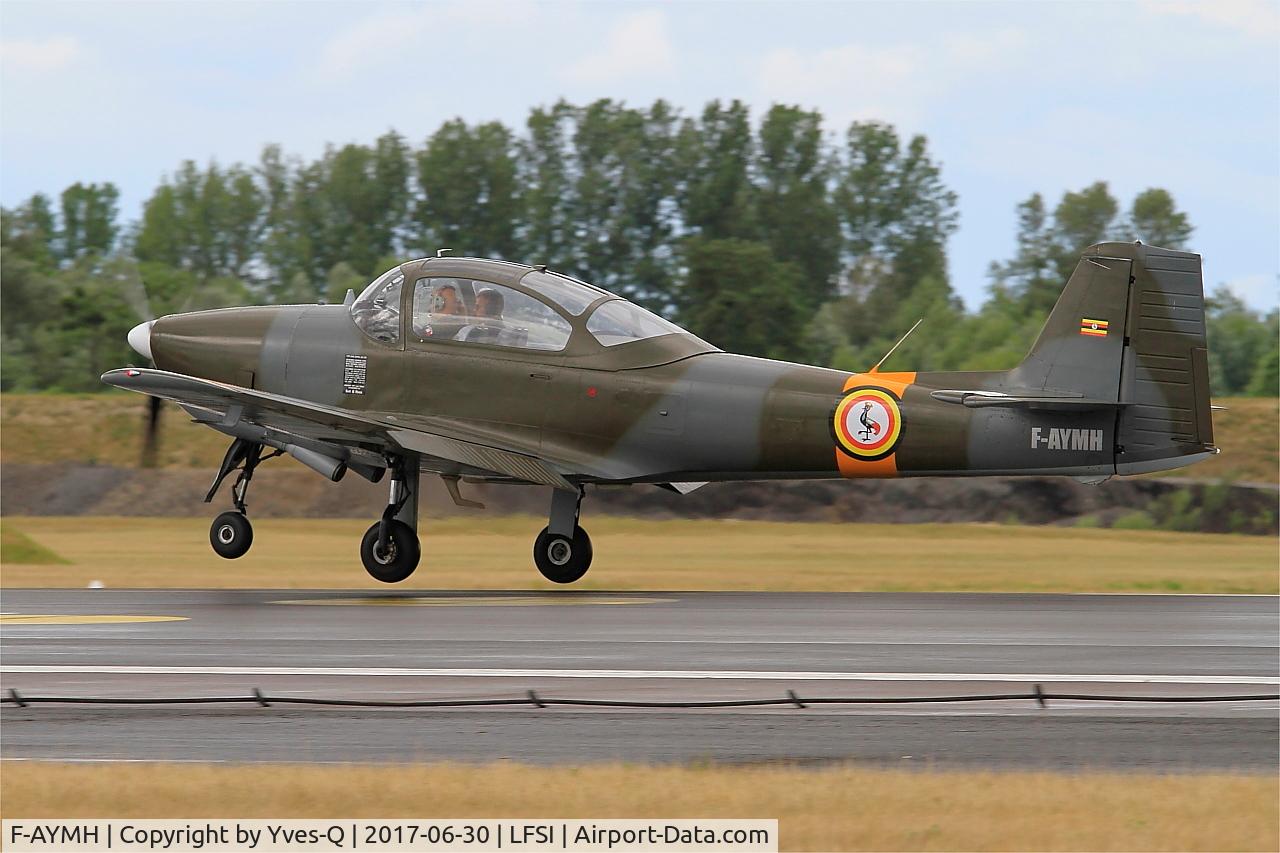 F-AYMH, 1958 Piaggio FWP-149D C/N 026, F-AYMH - Piaggio FWP-149D, Take off  rwy 29, St Dizier-Robinson Air Base 113 (LFSI)