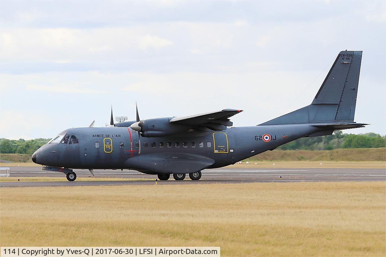 114, Airtech CN-235-200M C/N C114, Airtech CN-235-200M, Taxiing to parking area, St Dizier-Robinson Air Base 113 (LFSI)