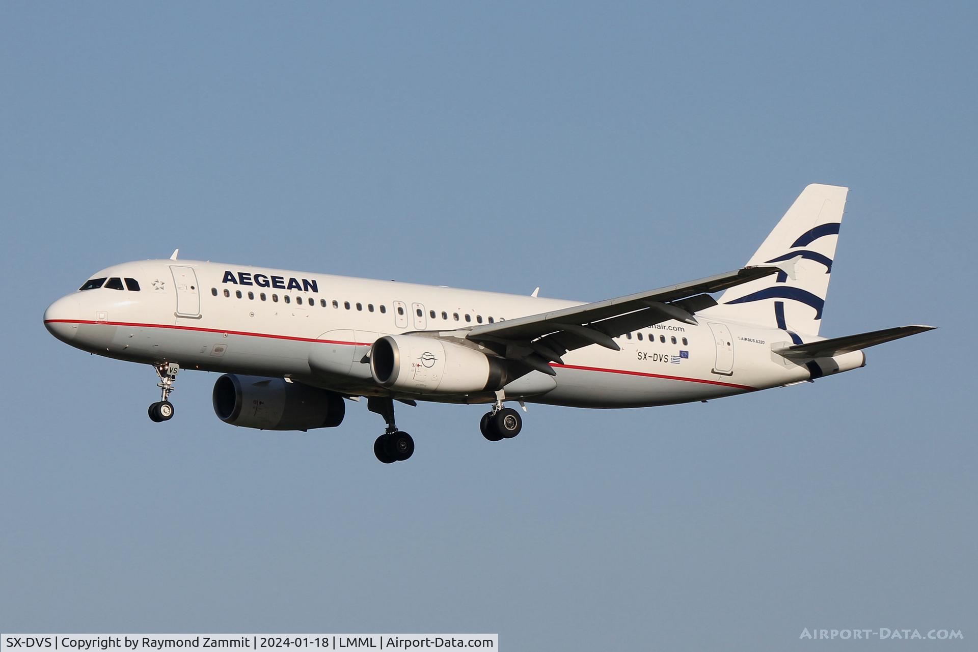 SX-DVS, 2008 Airbus A320-232 C/N 3709, A320 SX-DVS Aegean Airways