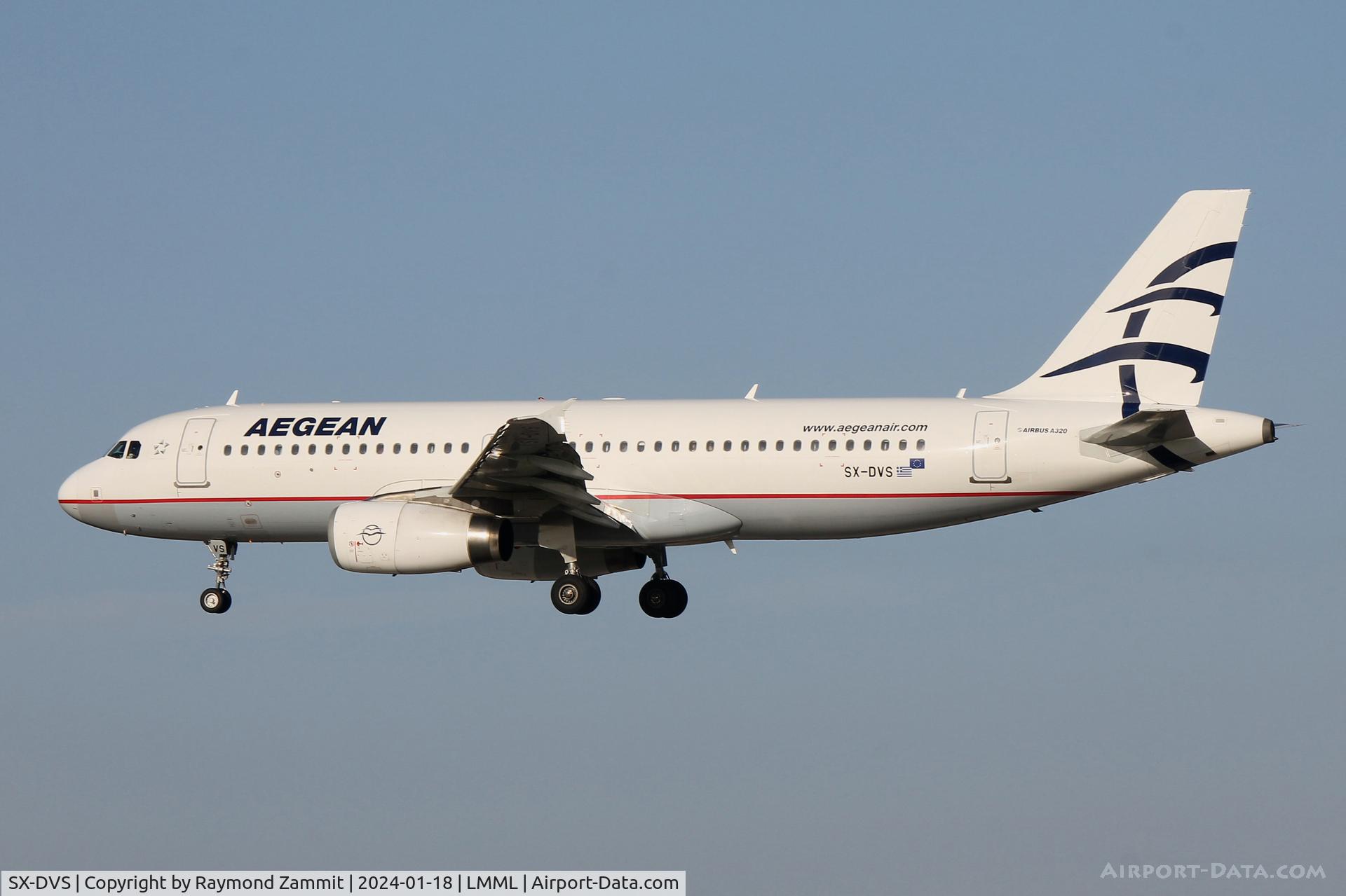 SX-DVS, 2008 Airbus A320-232 C/N 3709, A320 SX-DVS Aegean Airways