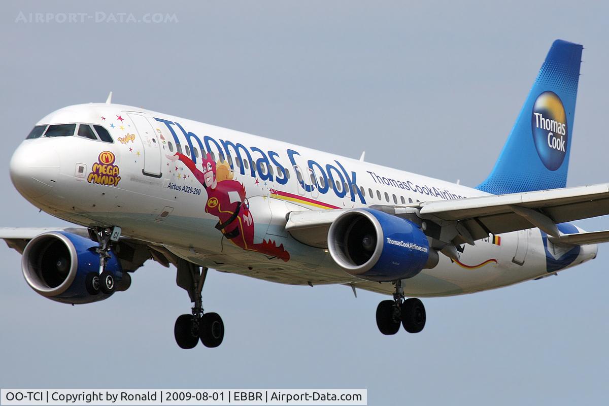 OO-TCI, 2003 Airbus A320-214 C/N 1975, at bru