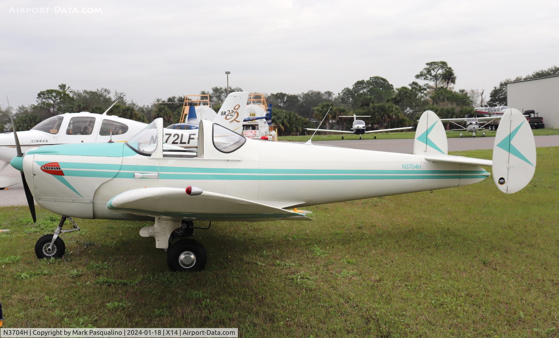 N3704H, 1946 Erco 415C Ercoupe C/N 4329, Ercoupe 415C