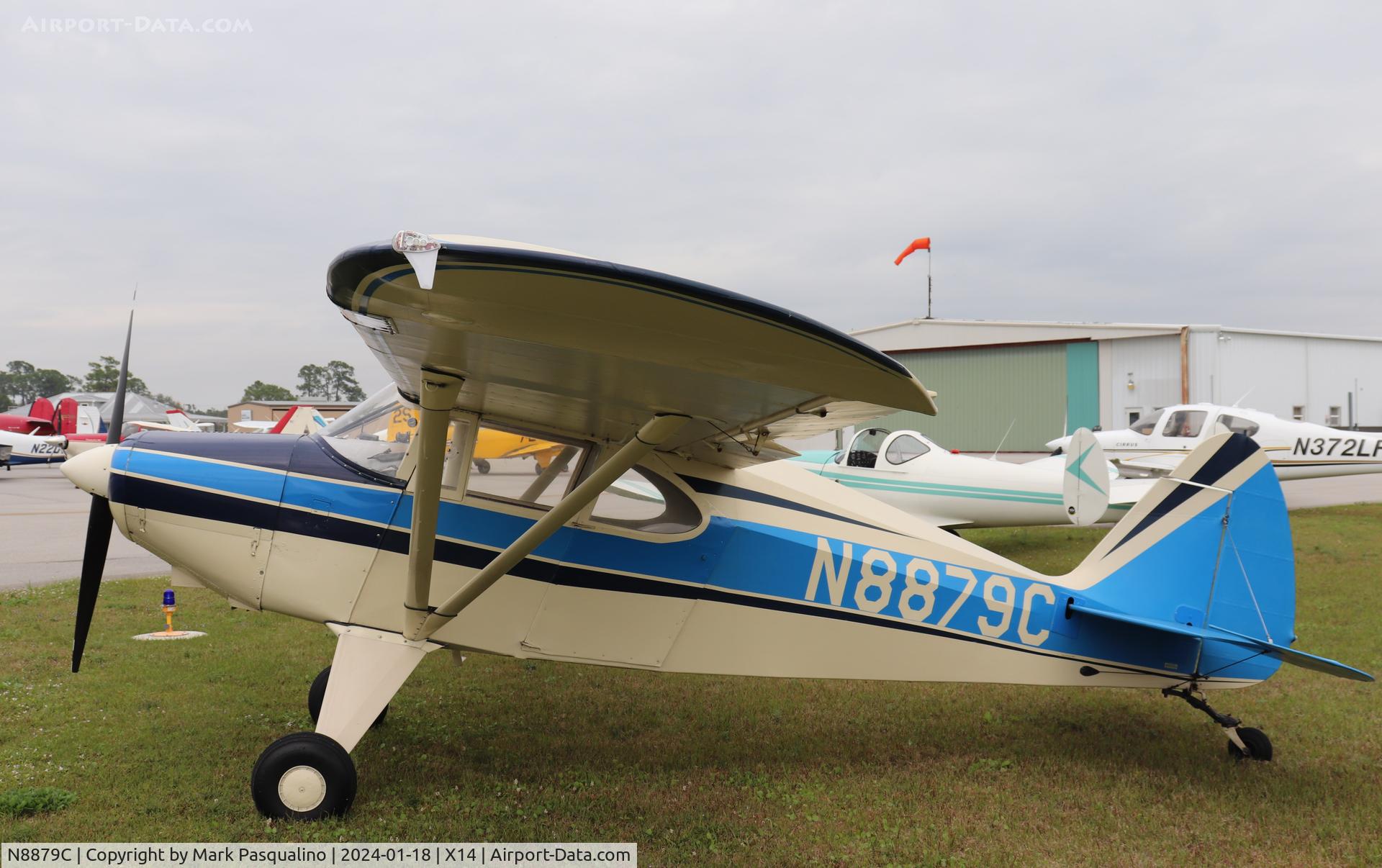 N8879C, 1953 Piper PA-22-135 Tri-Pacer C/N 22-1489, Piper PA-22-135