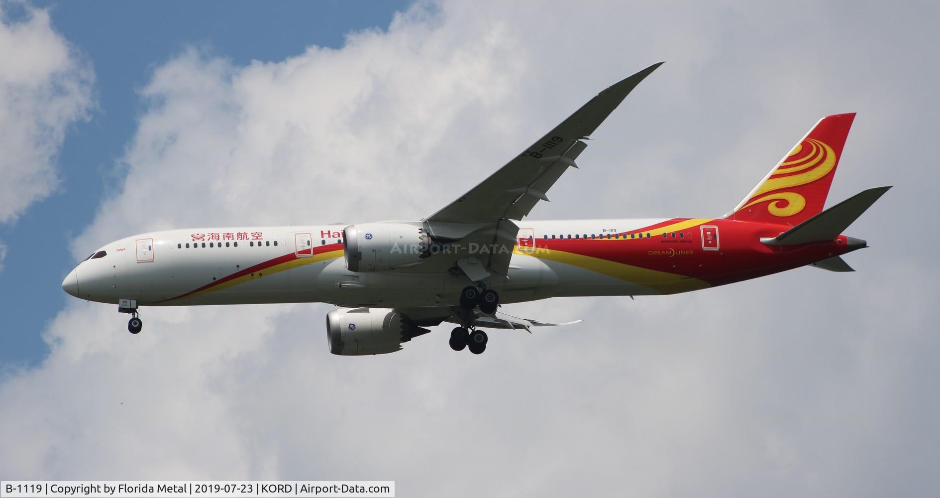 B-1119, 2018 Boeing 787-9 Dreamliner Dreamliner C/N 64968, CHH 789 zx
