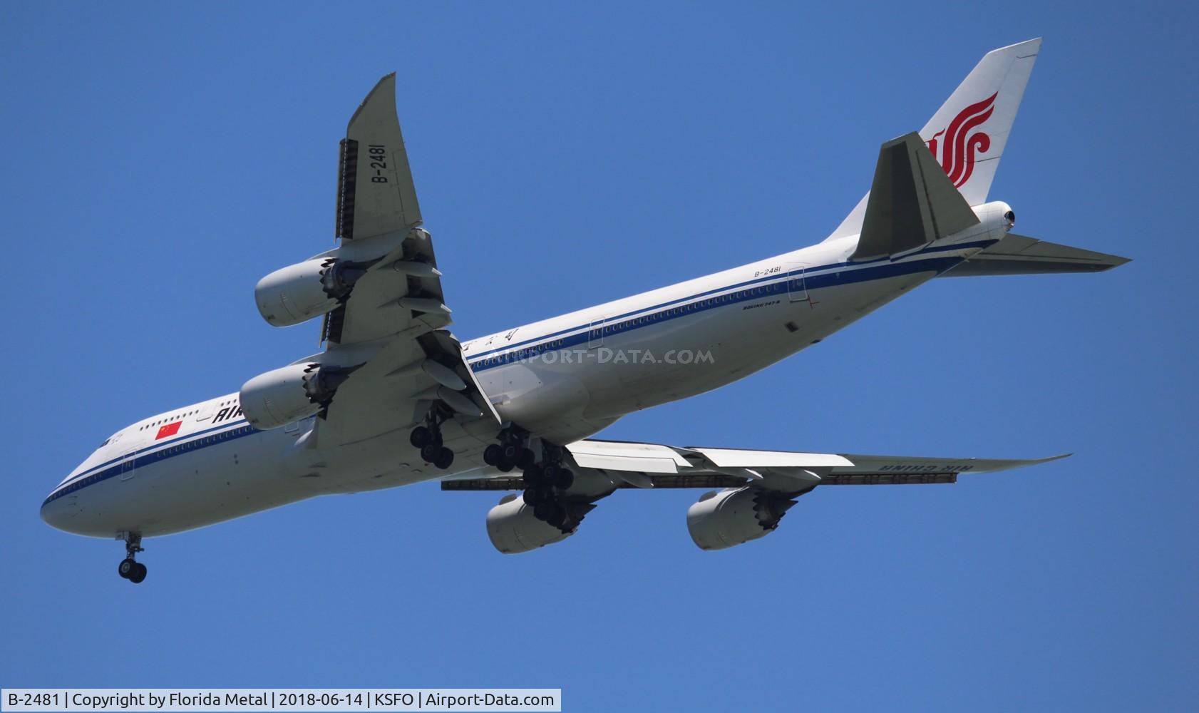B-2481, 2015 Boeing 747-89L C/N 41847, CCA 748 zx