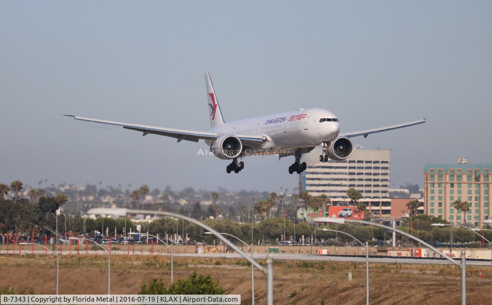 B-7343, 2016 Boeing 777-39P/ER C/N 43277, LAX zx