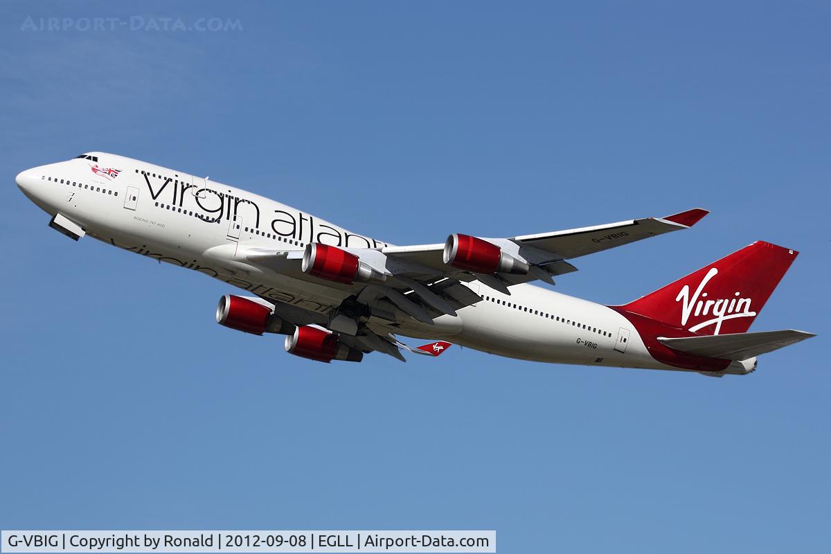 G-VBIG, 1996 Boeing 747-4Q8 C/N 26255, at lhr