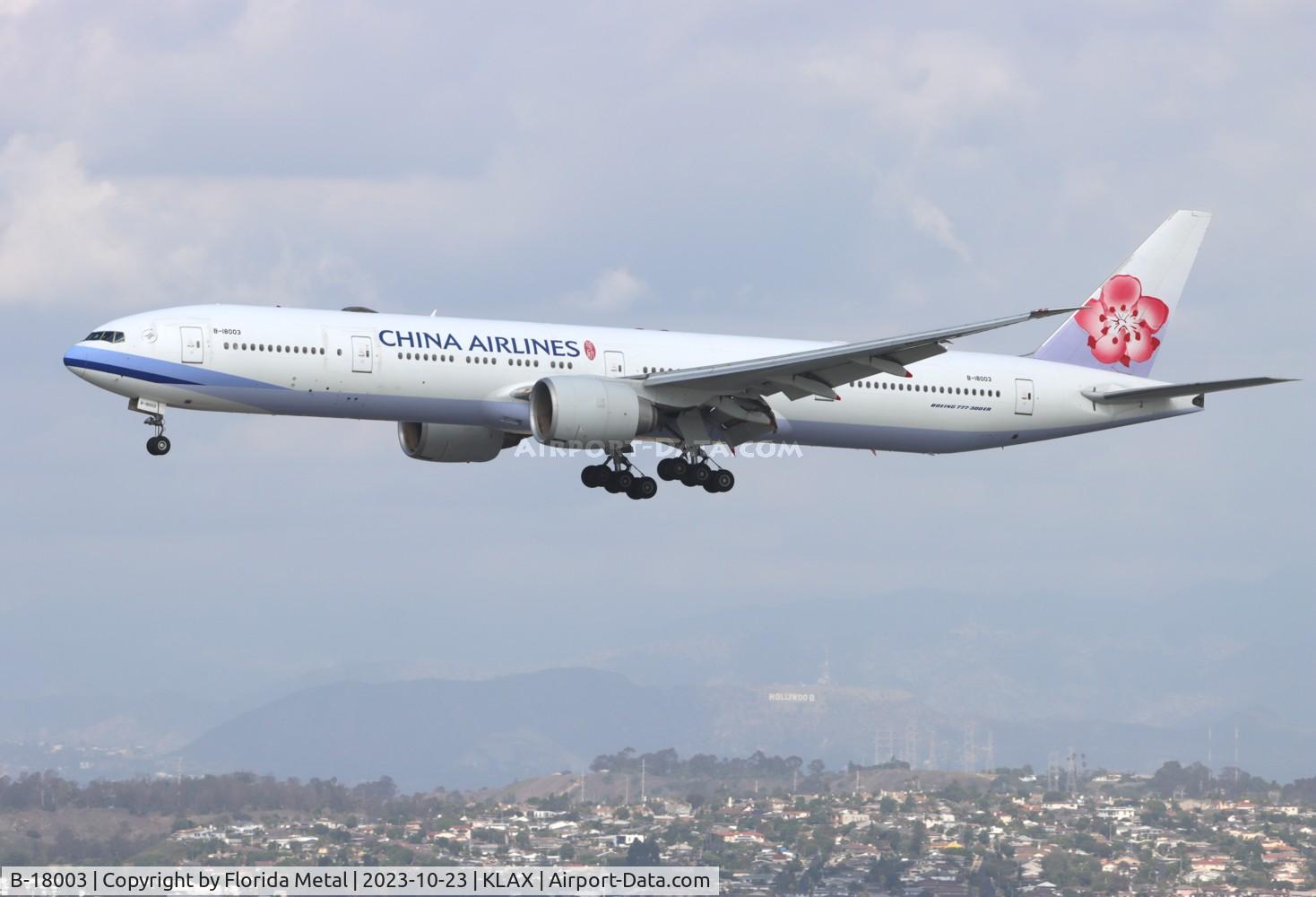 B-18003, 2015 Boeing 777-309/ER C/N 43977, CAL 773 zx TPE-LAX