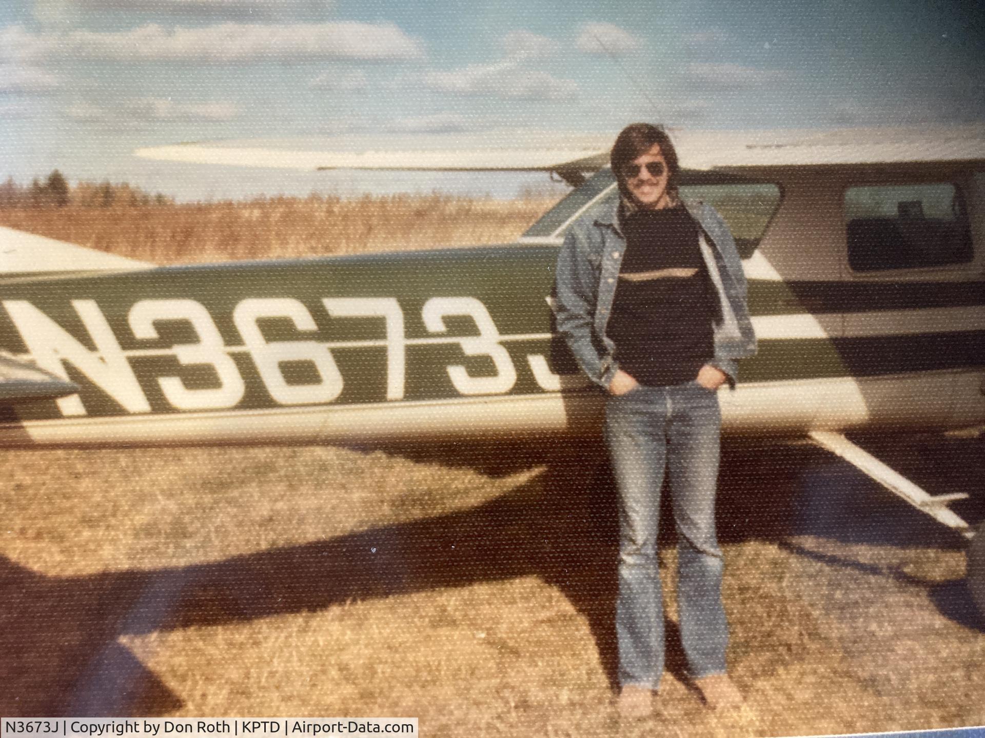 N3673J, 1966 Cessna 150G C/N 15064973, Taken in 1972 at Clarkson Collage