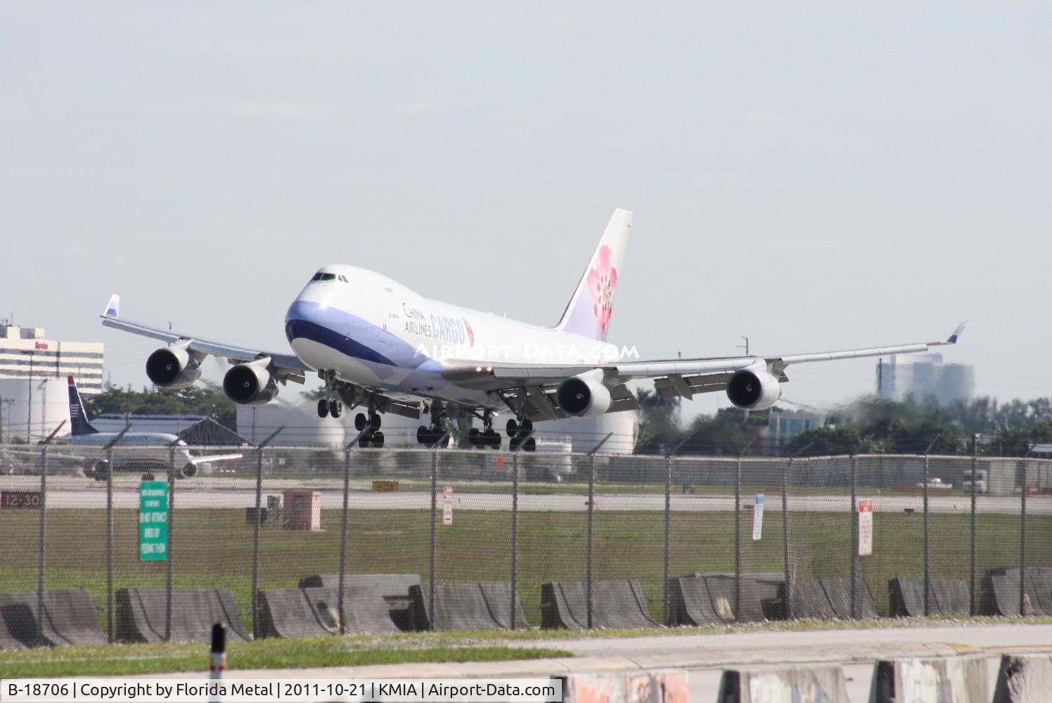 B-18706, 2001 Boeing 747-409F/SCD C/N 30763, MIA zx
