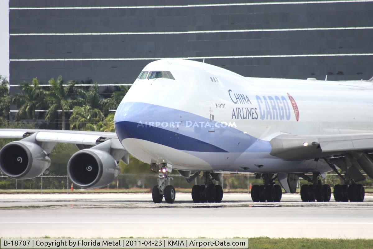B-18707, 2001 Boeing 747-409F/SCD C/N 30764, MIA zx