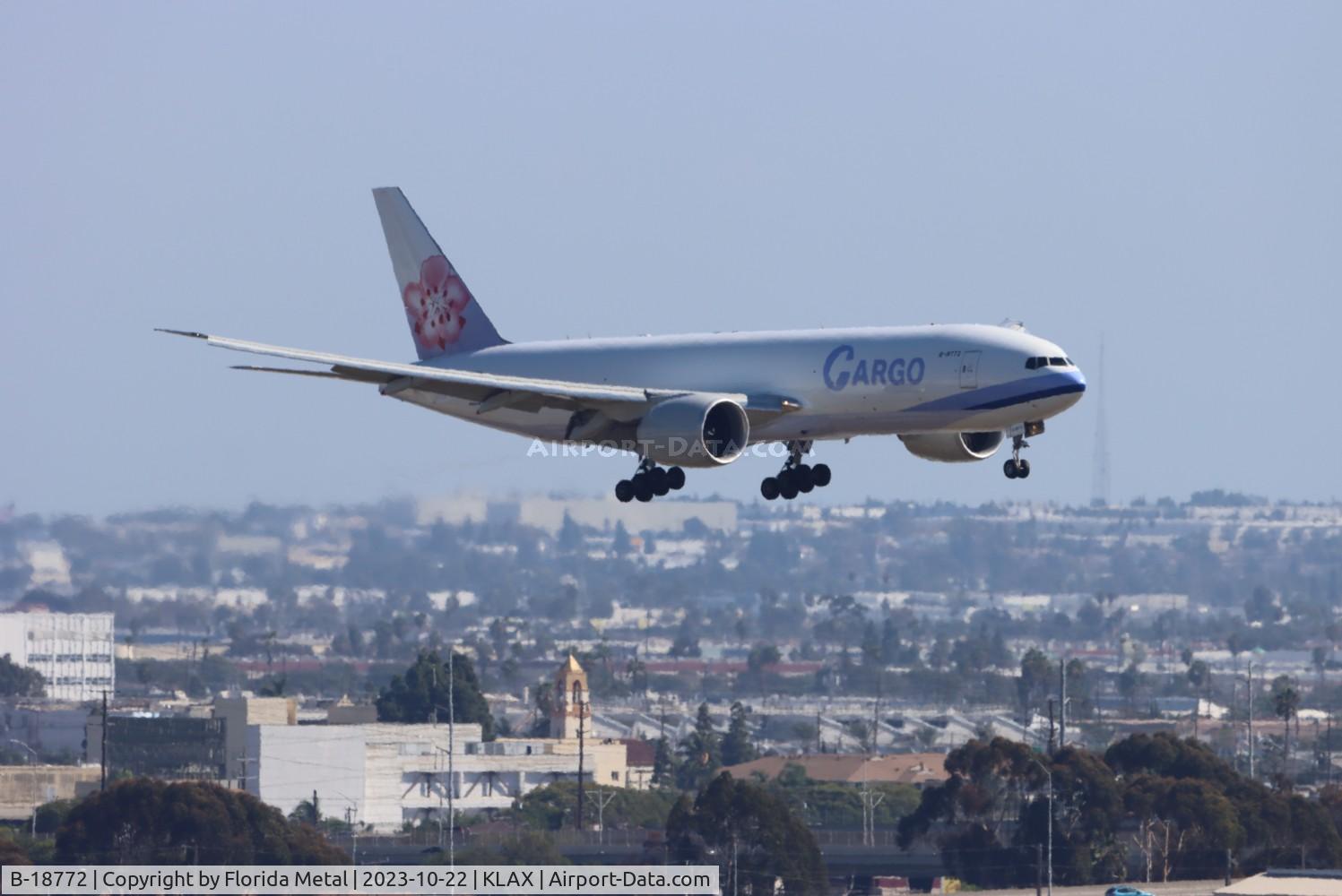 B-18772, 2020 Boeing 777-F C/N 66891, CAL 77LRF zx TPE-LAX