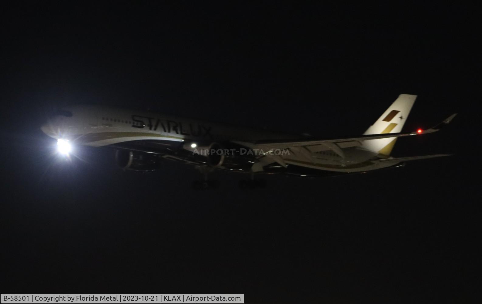 B-58501, 2021 Airbus A350-941 C/N 480, SJX A359 zx TPE-LAX