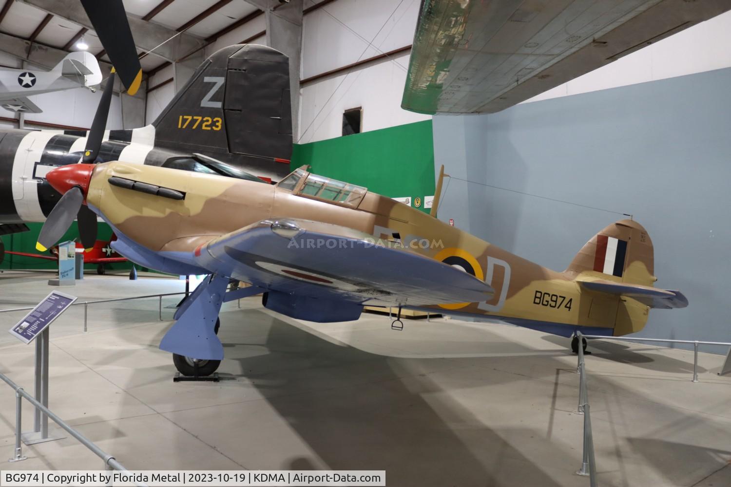 BG974, Hawker (CCF) Hurricane Mk12 C/N Not found V6864, Hawker Hurricane zx