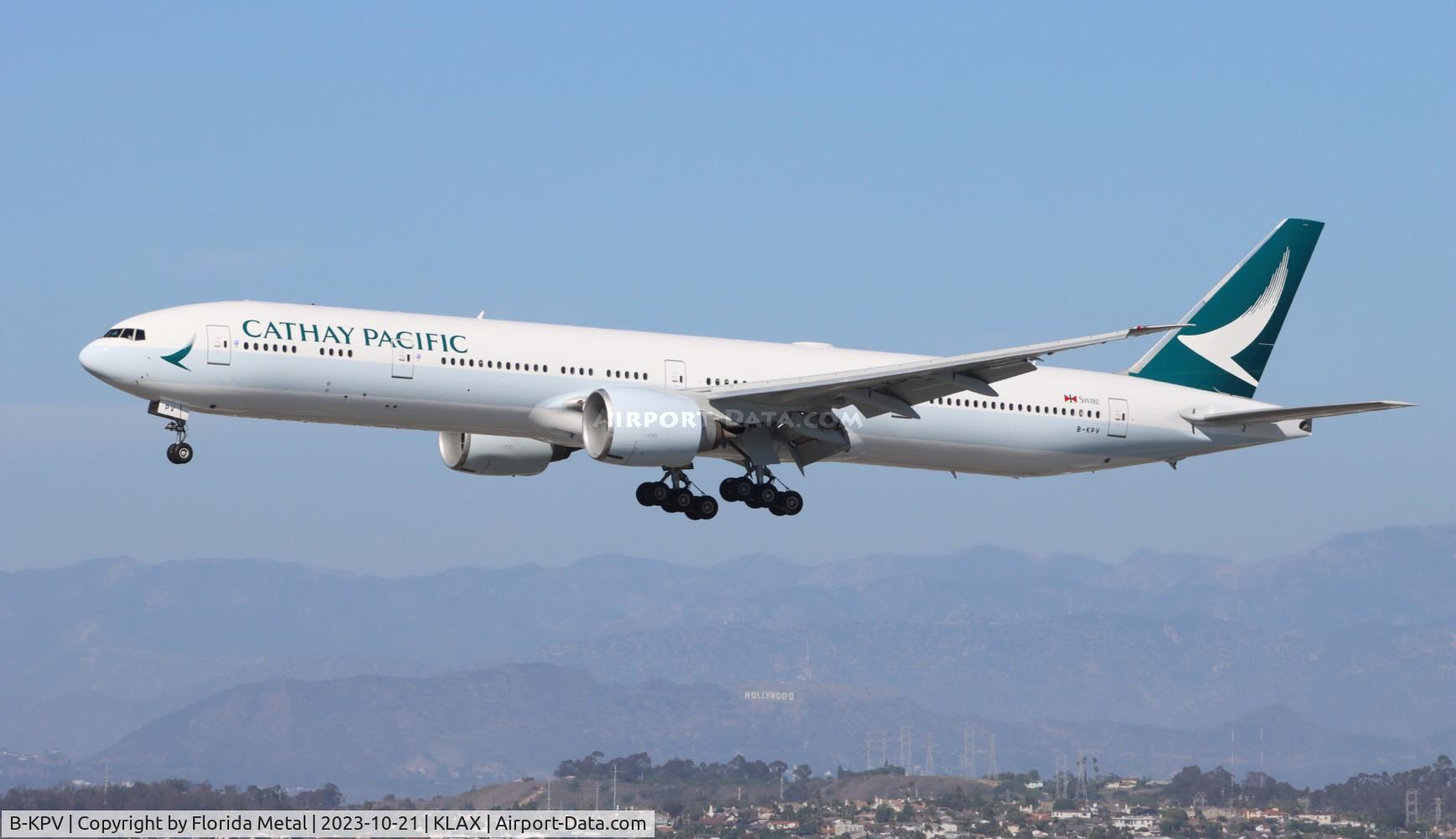 B-KPV, 2011 Boeing 777-367/ER C/N 37901, CPA 773 zx HKG-LAX