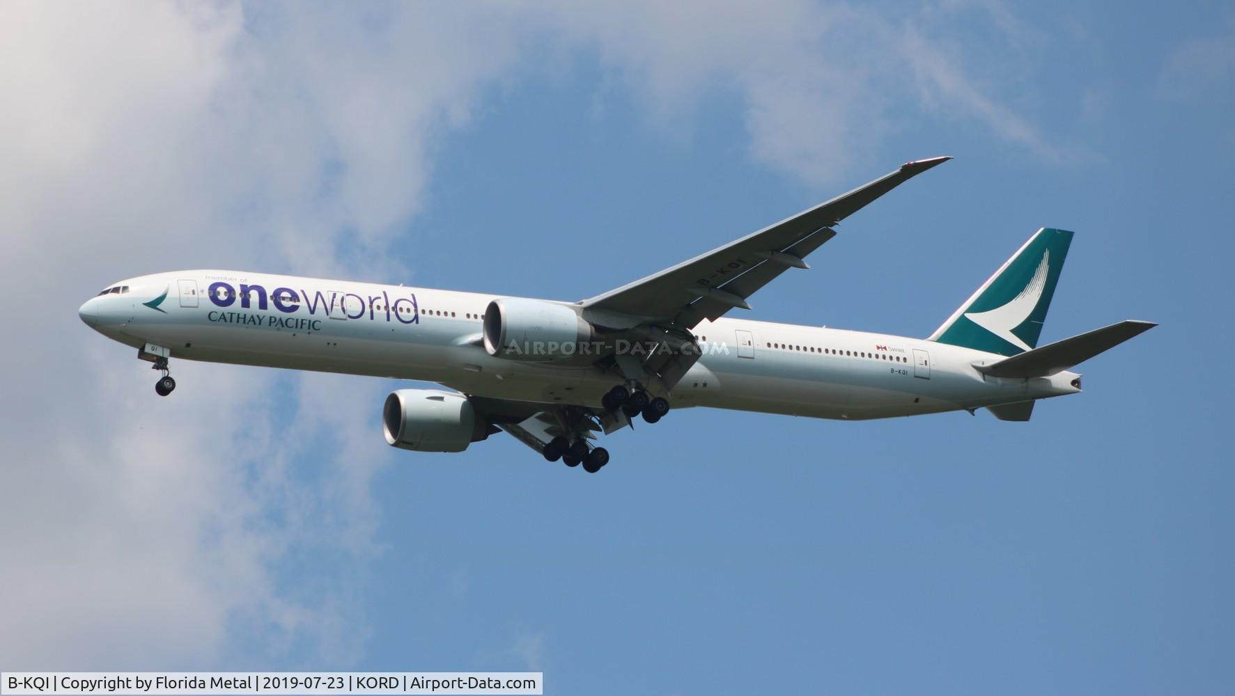 B-KQI, 2013 Boeing 777-367/ER C/N 41429, CPA 773 zx HKG-ORD